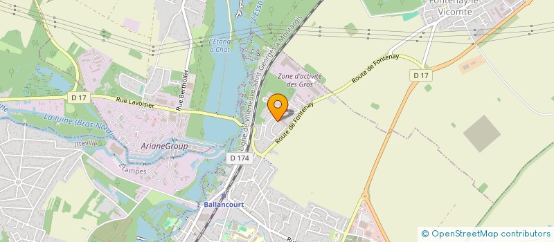 localisation de l'entreprise B.F SOCIETE  BALLANCOURT-SUR-ESSONNE