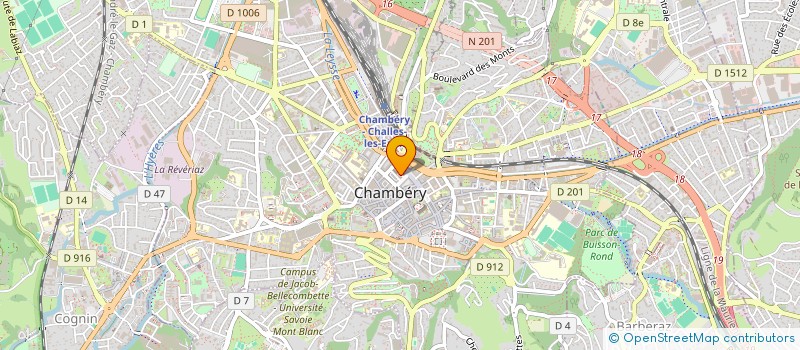 localisation de l'entreprise B.F.T à CHAMBERY