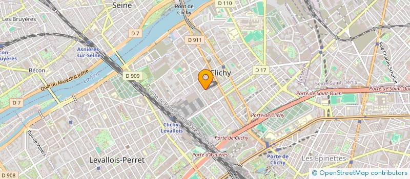 localisation de l'entreprise B-FAMILY à CLICHY