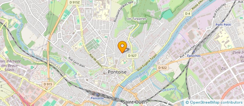 localisation de l'entreprise B.FAMILY DANCE CREW  PONTOISE