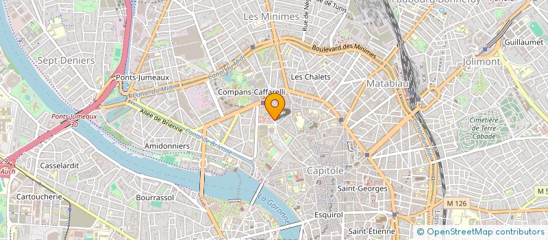 localisation de l'entreprise B. FAUBOURG à TOULOUSE