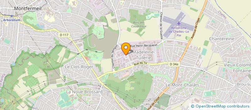 localisation de l'entreprise B.FERRADOU  CHELLES