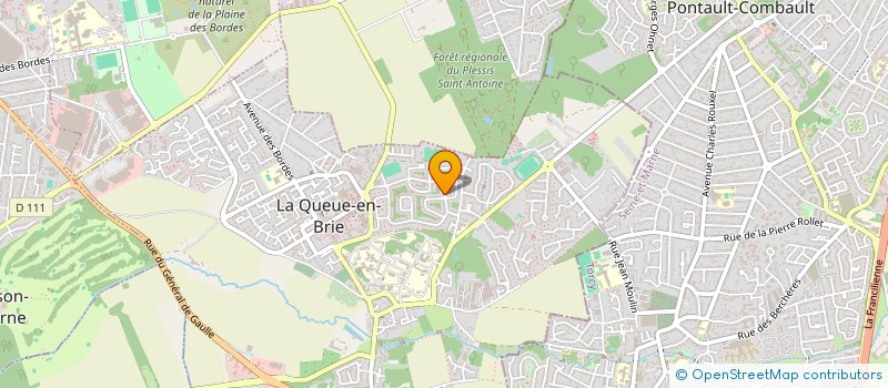 localisation de l'entreprise B FIRST  LA QUEUE-EN-BRIE