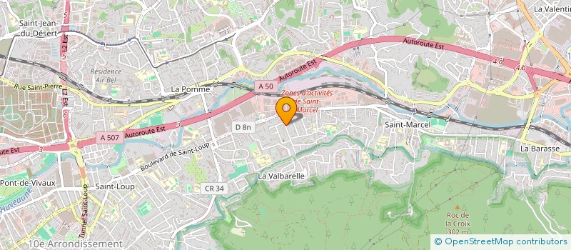 localisation de l'entreprise B'FOIL à MARSEILLE