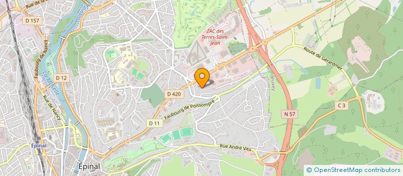 localisation de l'entreprise B'FOR  EPINAL