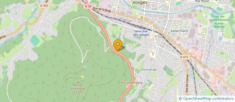 localisation de l'entreprise B FRANCE à SAINT-DIE-DES-VOSGES