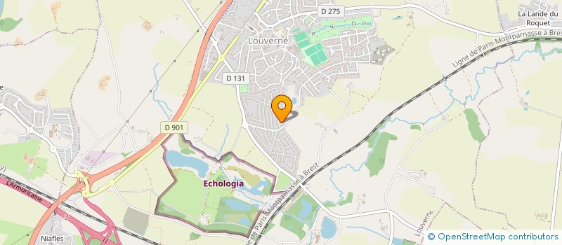 localisation de l'entreprise B.FU.P. CREATION  SAINT-BARTHELEMY-D'ANJOU