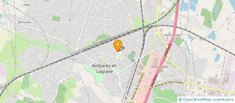 localisation de l'entreprise B & G 33  AMBARES-ET-LAGRAVE