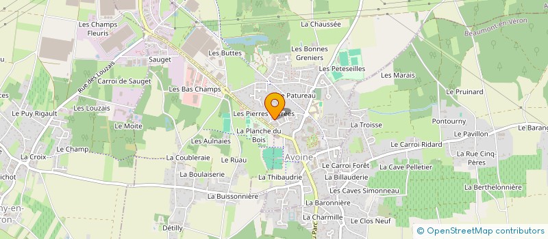 localisation de l'entreprise B G à AVOINE
