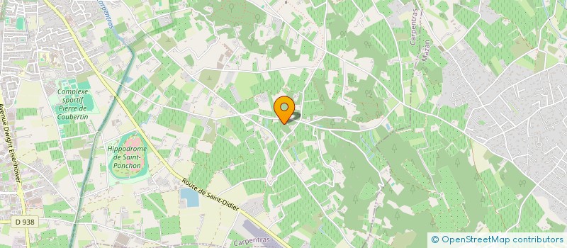 localisation de l'entreprise B.G  CARPENTRAS