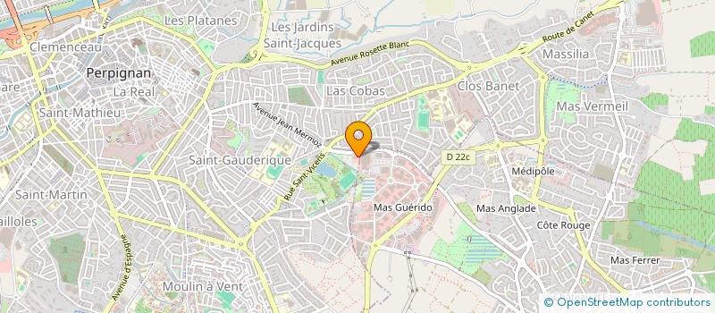 localisation de l'entreprise B&G à PERPIGNAN