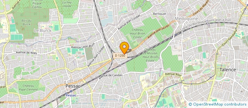 localisation de l'entreprise B & G  PESSAC