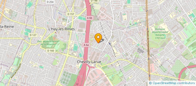 localisation de l'entreprise B&G  L'HAY-LES-ROSES