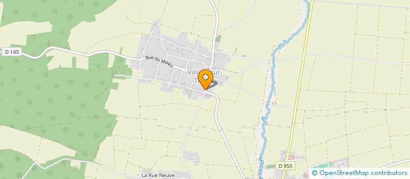 localisation de l'entreprise B.G.A.  MONTHOLON