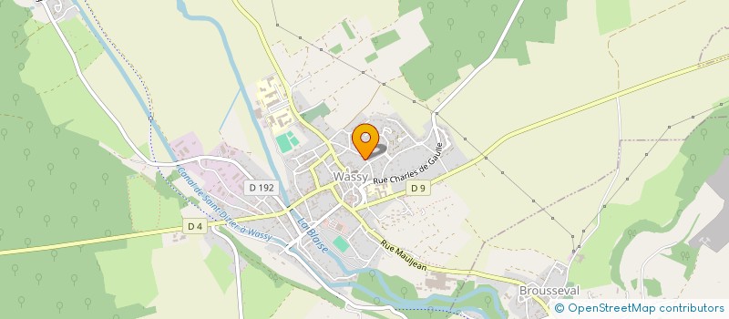 localisation de l'entreprise B G A FIBRE à WASSY