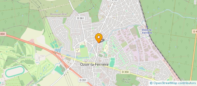 localisation de l'entreprise B.G.B. PROMOTION  OZOIR-LA-FERRIERE