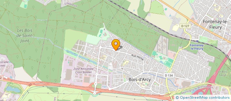 localisation de l'entreprise B.G. BATIMENT à BOIS-D'ARCY