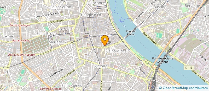 localisation de l'entreprise B.G.C. à BORDEAUX