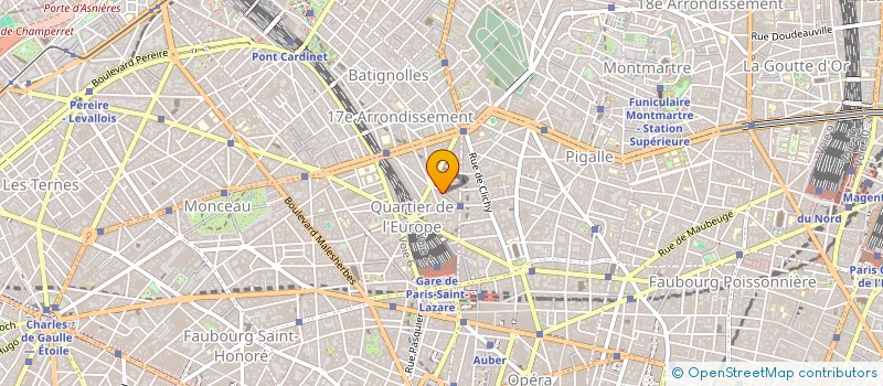 localisation de l'entreprise B&G COUVERTURE à PARIS