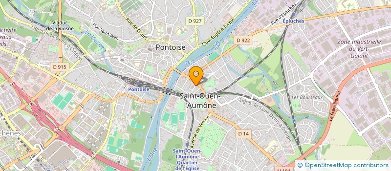localisation de l'entreprise B.G.D à SAINT-OUEN-L'AUMONE