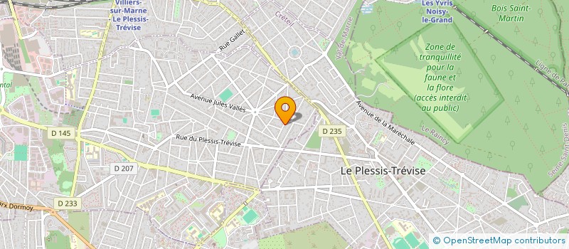 localisation de l'entreprise B.G.E HOLDING à CHAMPIGNY-SUR-MARNE