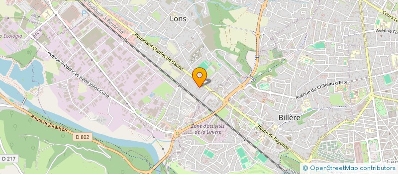 localisation de l'entreprise B G ET FILS à LONS