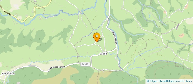 localisation de l'entreprise B G FIOUL  BRUGES-CAPBIS-MIFAGET