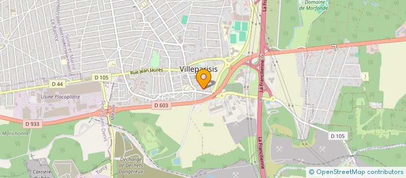 localisation de l'entreprise B G H  VILLEPARISIS