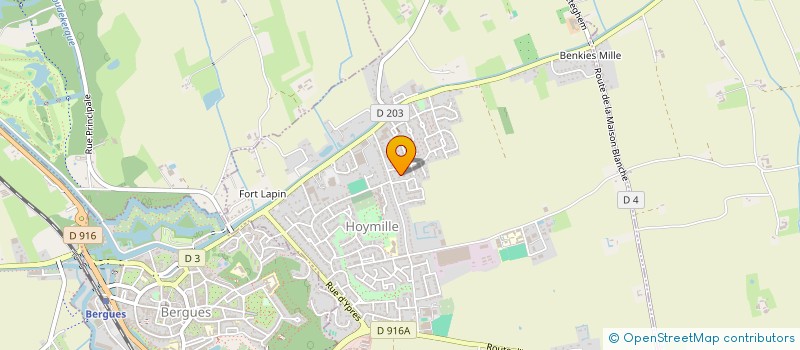 localisation de l'entreprise B & G IMMOBILIER  HOYMILLE