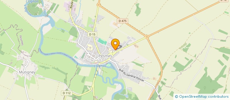 localisation de l'entreprise B&G IMMOBILIER  PESMES