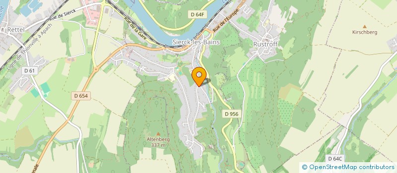 localisation de l'entreprise B&G IMMOBILIER  MONTENACH