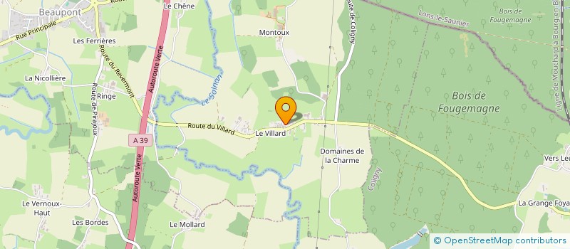 localisation de l'entreprise B&G INGENIERIE  DOMSURE