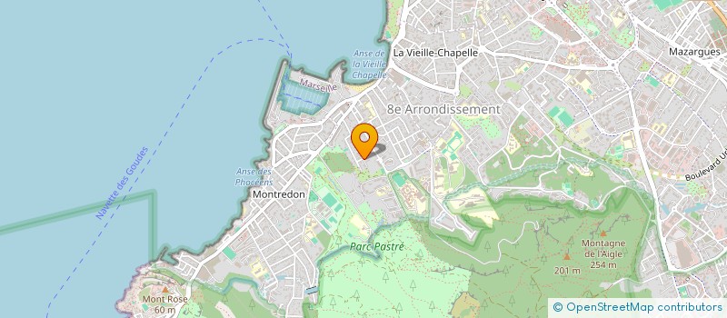 localisation de l'entreprise B.G. INVEST à MARSEILLE