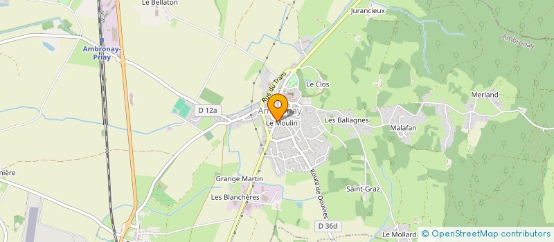 localisation de l'entreprise B&G INVEST à AMBRONAY