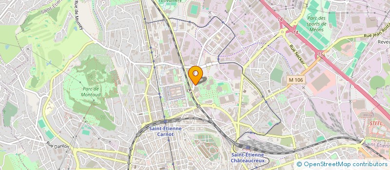 localisation de l'entreprise B & G INVESTISSEMENTS à SAINT-ETIENNE