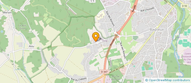 localisation de l'entreprise B & G LA COMBE  DISTRE