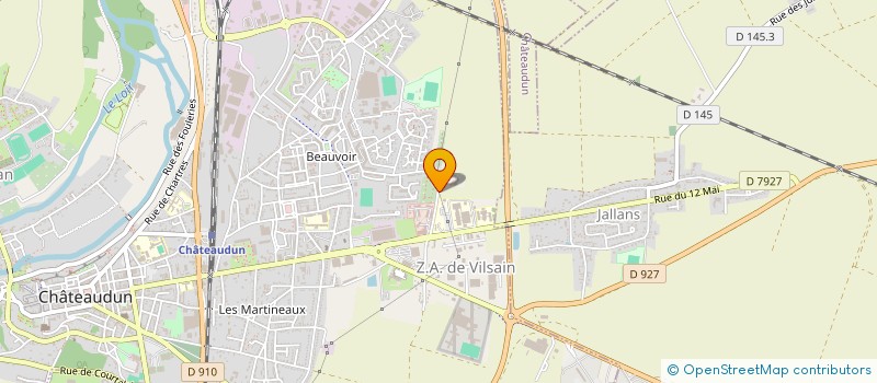 localisation de l'entreprise B.G.LAVAGE à CHATEAUDUN