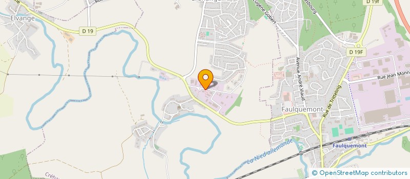 localisation de l'entreprise B.G.LUM  CREHANGE