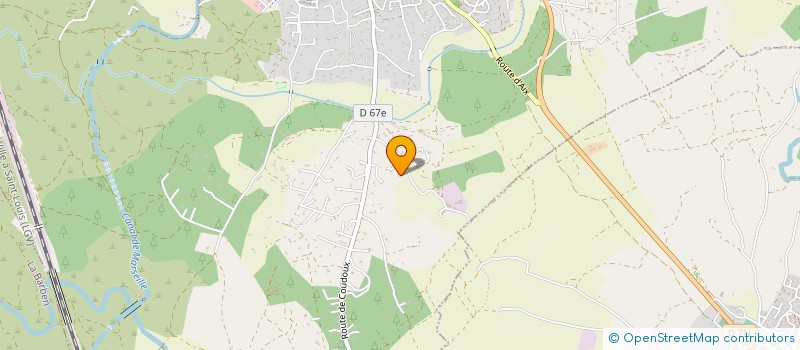 localisation de l'entreprise B.G.P.  LAMBESC