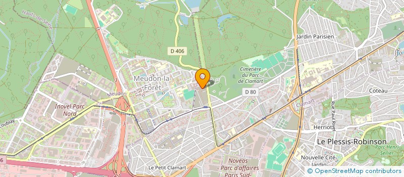 localisation de l'entreprise B G S à CLAMART