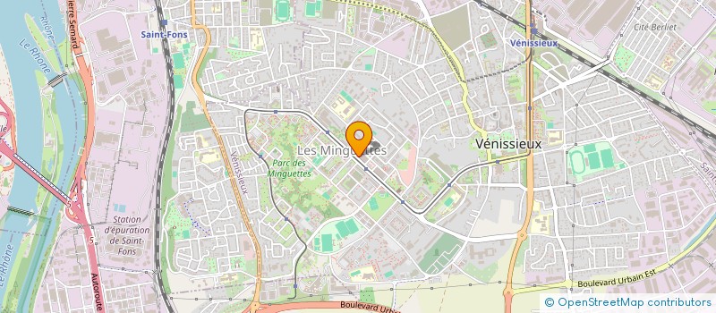 localisation de l'entreprise B.G.S. à VENISSIEUX
