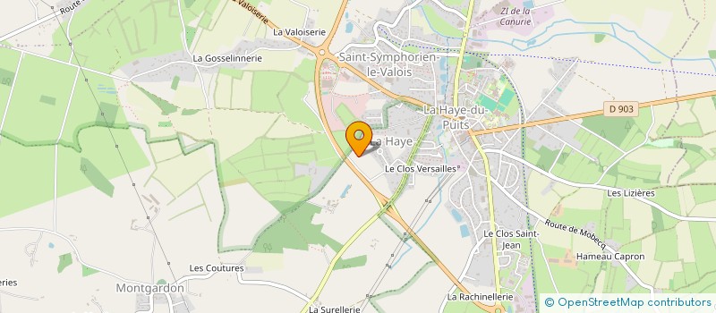 localisation de l'entreprise B G S  PICAUVILLE