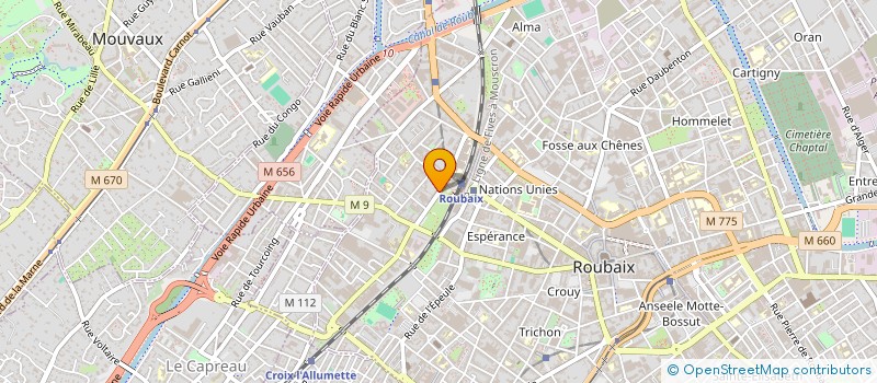 localisation de l'entreprise B G & S BIKE GARDEN ET SERVICES à ROUBAIX