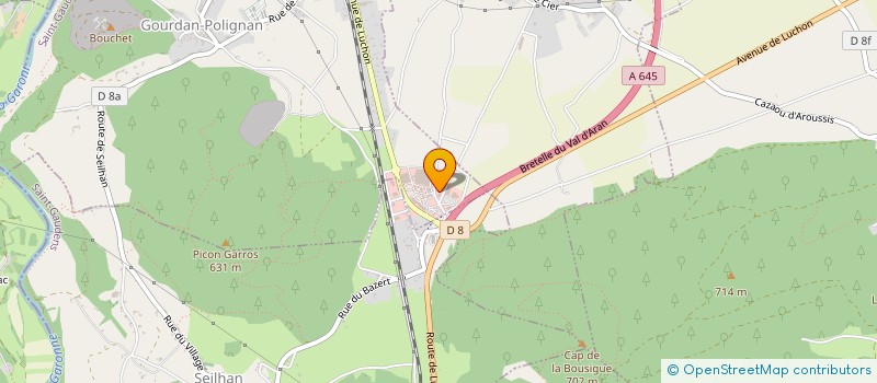 localisation de l'entreprise B&G SERVICES  GOURDAN-POLIGNAN