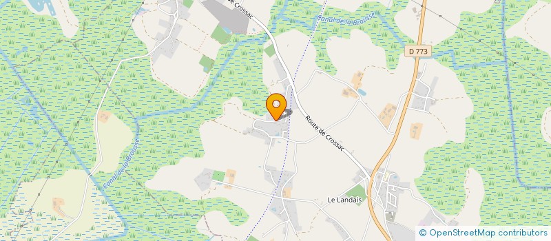 localisation de l'entreprise B G SOLS ET MURS  DONGES