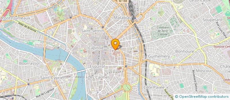 localisation de l'entreprise B&G SPORT à TOULOUSE