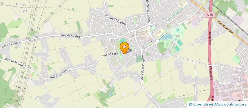 localisation de l'entreprise B.G. TAXI  INGRE