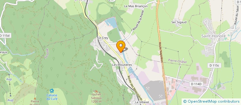 localisation de l'entreprise B & G TRANS  LA MURE