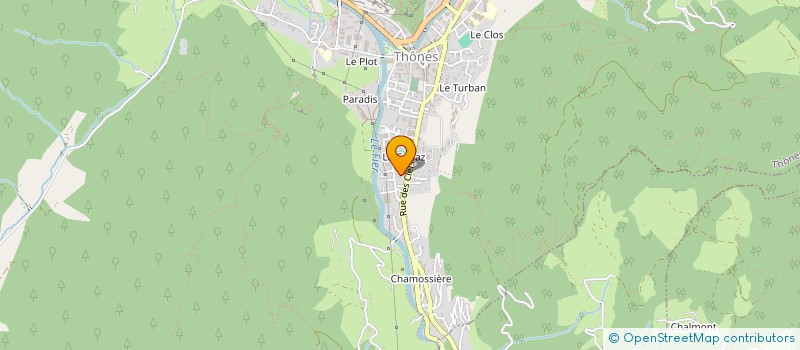 localisation de l'entreprise B.GAB  PREVESSIN-MOENS