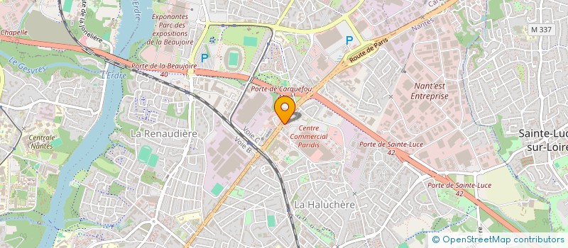 localisation de l'entreprise B GESTION à NANTES